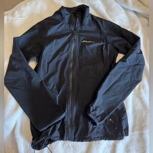 Eddie Bauer Black Windbreaker